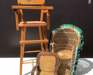  Wooden Doll High Chair and More