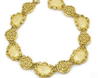 Mitchell Peck 18k Gold Necklace