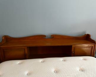 Vintage Wood Queen Headboard by Unique 