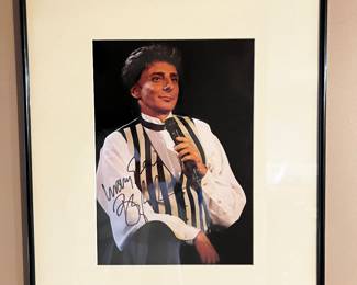 Signed Photo of Barry Manilow 