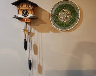 Cute Vintage Swiss Cuckoo Clock 