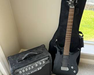 Laguna guitar and amp