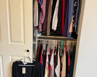 3 closets FULL of womens designer clothing -all sizes