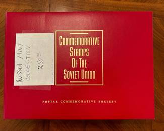 Commemorative Stamps Of The Soviet Union by the Postal Commemorative Society