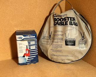 4 Ton Bottle Jack and Booster Cables in Bag