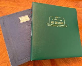 Mint Sheet Albums Lot Of 2 Binders Full Of Stamps