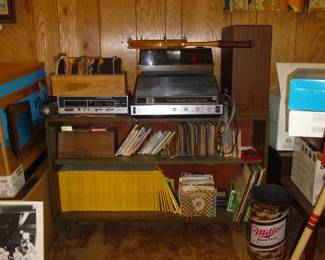 loads of records = basement and main floor