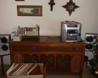 record player/ records