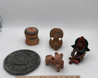 Lot Of Mayan Figurines 