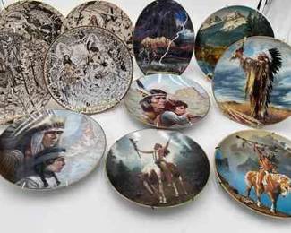 Miscellaneous Lot Of American Indians Collectible Plates