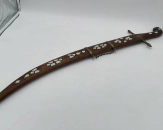 Decorative Turkish Wood Dagger Sword 