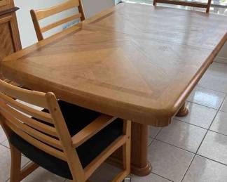 Oak Dining Table And Chairs