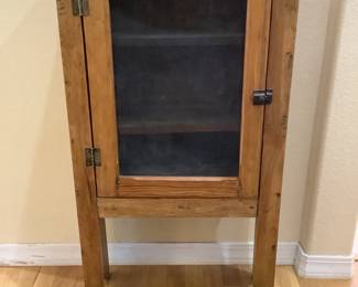 Antique Pie Cooling Cabinet