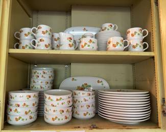 Vintage Noritake china “Happy Days” 12 place settings +