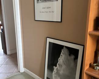 Framed Ansel Adams repro prints