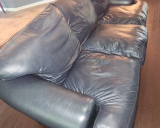 Comfy leather sofa