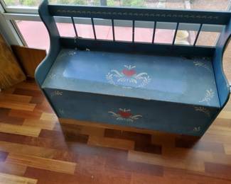  Painted Storage Bench