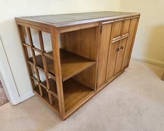 $125 MCM Drexel "Collage" Buffet/Serving Cart