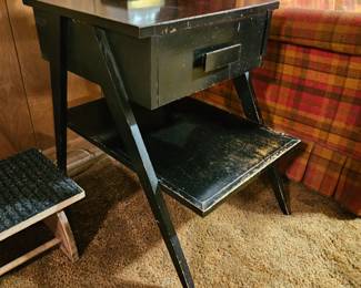 $30 Black end table