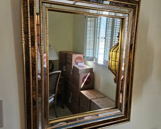 $80 MCM Vintage Turner Gold & Tortoise Mirror