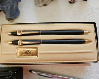 Cadillac Cross pen & pencil set, personalized