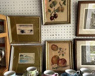 prints & cups/saucers