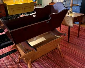 cradle & pine dough box