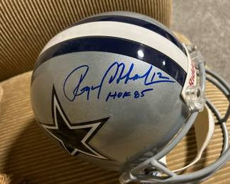 Roger Staubach Dallas Cowboys Signed Full Size Helmet