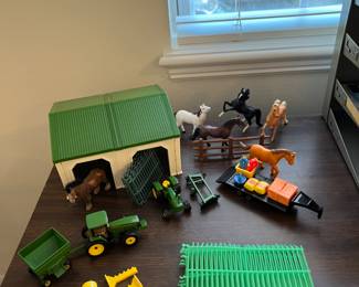 Breyer etc farm toys and horses