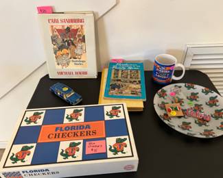 Games, books, Gator items 