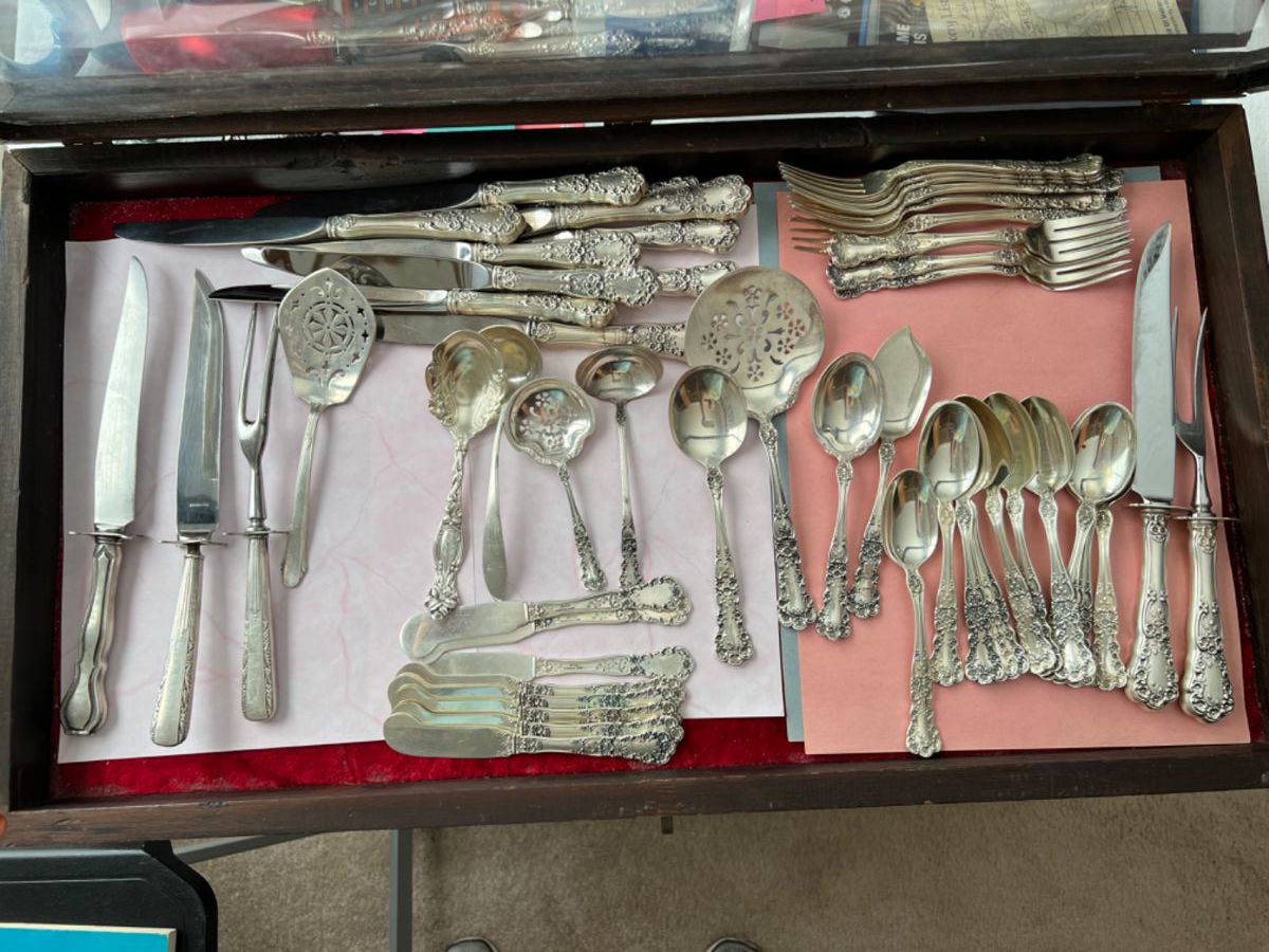 Sterling silver flatware Buttercup and others