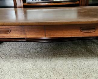 MCM Lane Acclaim coffee table with drawer. 