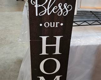GOD BLESS OUR HOME SIGN
