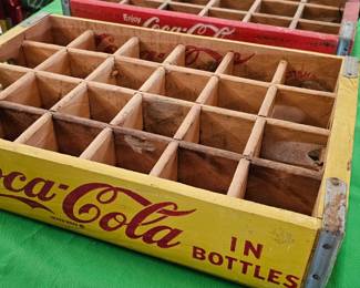 WOODEN COCAL COLA CRATE