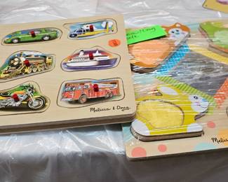 MELISSA AND DOUG PUZZLE TOYS