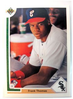 Frank Thomas Upper Deck 246 1990 MLB Baseball White Sox Trading Card
