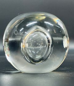 SIGNED TIFFANY & Co. CRYSTAL CLEAR BUBBLE PAPER WEIGHT
