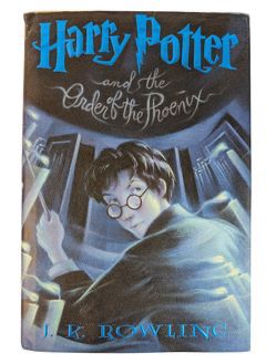 2003 "Harry Potter and the Order of the Phoenix" by J. K. Rowling First Edition Arthur A. Levine Books Scholastic Press Hardcover Book with Illustrations by Mary Grandpre
