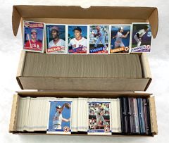 Topps 1984 & Fleer 1985 Complete Baseball Card Sets
