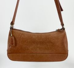 Coach Brown Leather Shoulder Bag No. D2S-7587
