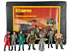 Vintage 1977/1983 Kenner Star Wars Action Figures With Accessories In 1981 Schaper Stomper Official Collectors Case
