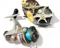 Lot of three vintage Fishing Reels! Ryobi SX4, Ocean City 966m, Penn No 85
