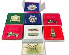 Lot of Eight White House Christmas Ornaments