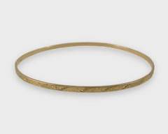 Fine 14K Yellow Gold Bangle Bracelet