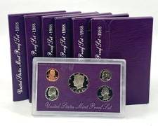 1988 US Mint Coin Proof Sets