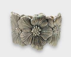 Gianmaria Buccellati Sterling silver Floral Cuff Bracelet