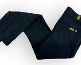 7 FOR ALL MANKIND Black 5 Pocket Stretch Mid-Rise Skinny Pants, Sz 28