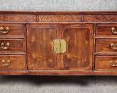 Fantastic Henredon NC Carved Asian Style 6 Drawer 2 Door Chest Dresser Brass Hardware High Quality