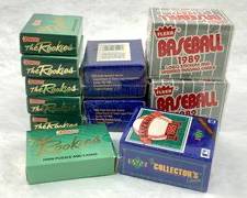 Unopened Donruss 1989 The Rookies, Upper Desk 1989 Cards 701-800, & Fleer Baseball 1989 132 Cards