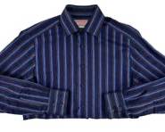 THOMAS PINK LONDON Blue/Purple/Pink/ Navy Cotton Button Down. Sz 15/38